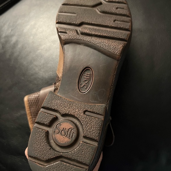 Sofft 9.5 brown leather booties - Picture 4 of 4